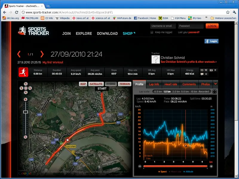 Sports Tracker